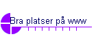 Bra platser p www